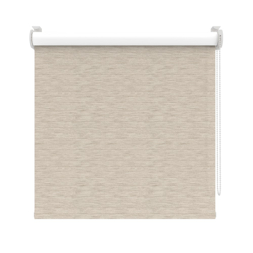 KARWEI rolgordijn draaikiepraam 28191 taupe wit structuur verduisterend op maat