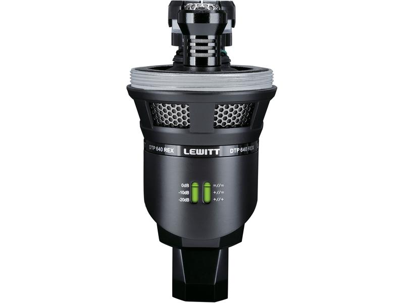 Lewitt Mikrofon DTP 640 REX mit Doppelelement-Design Kick-Drum-Doppelkapselmikrofon mit dynamischem Element und einem Kondensator