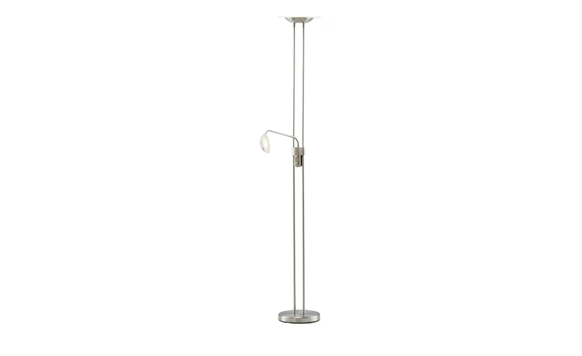 Meisterleuchten LED-Deckenfluter, 2-flammig, Nickel matt