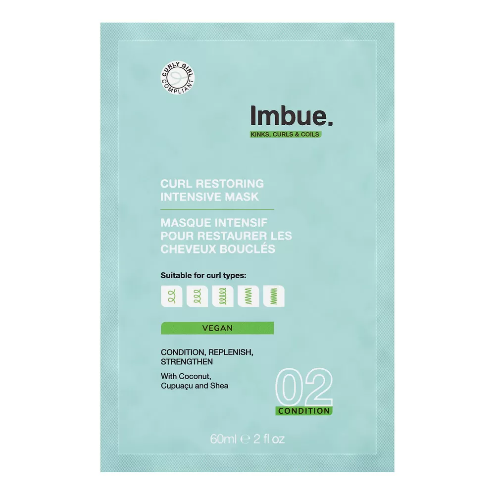 Imbue Curl Restoring Intensive Mask Sachet (Mini) - 60 ml.