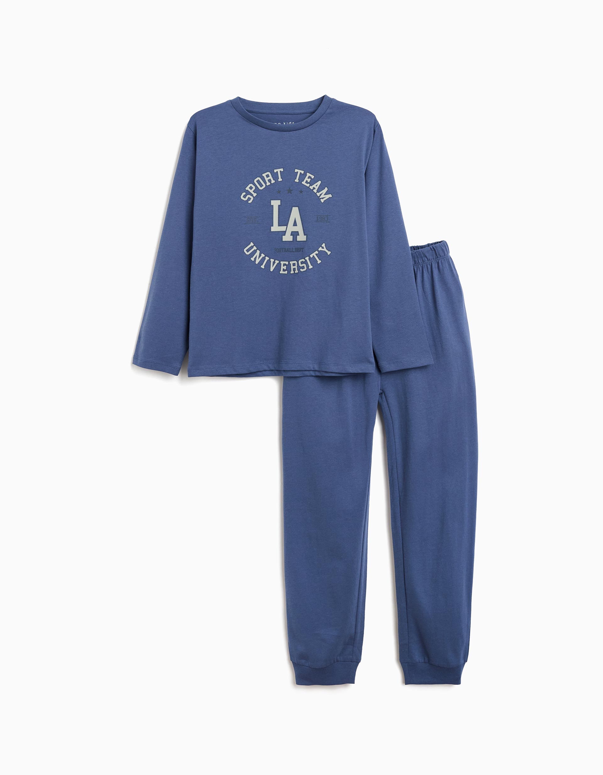 Pijama Jersey, Menino, Azul Escuro