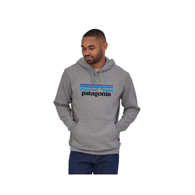 Patagonia P-6 Logo Uprisal Hoody Gravel Heather