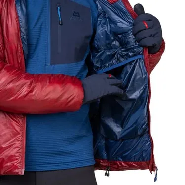 Mountain Equipment Oreus Hooded Mens Jacket Merlot/admiral Blue