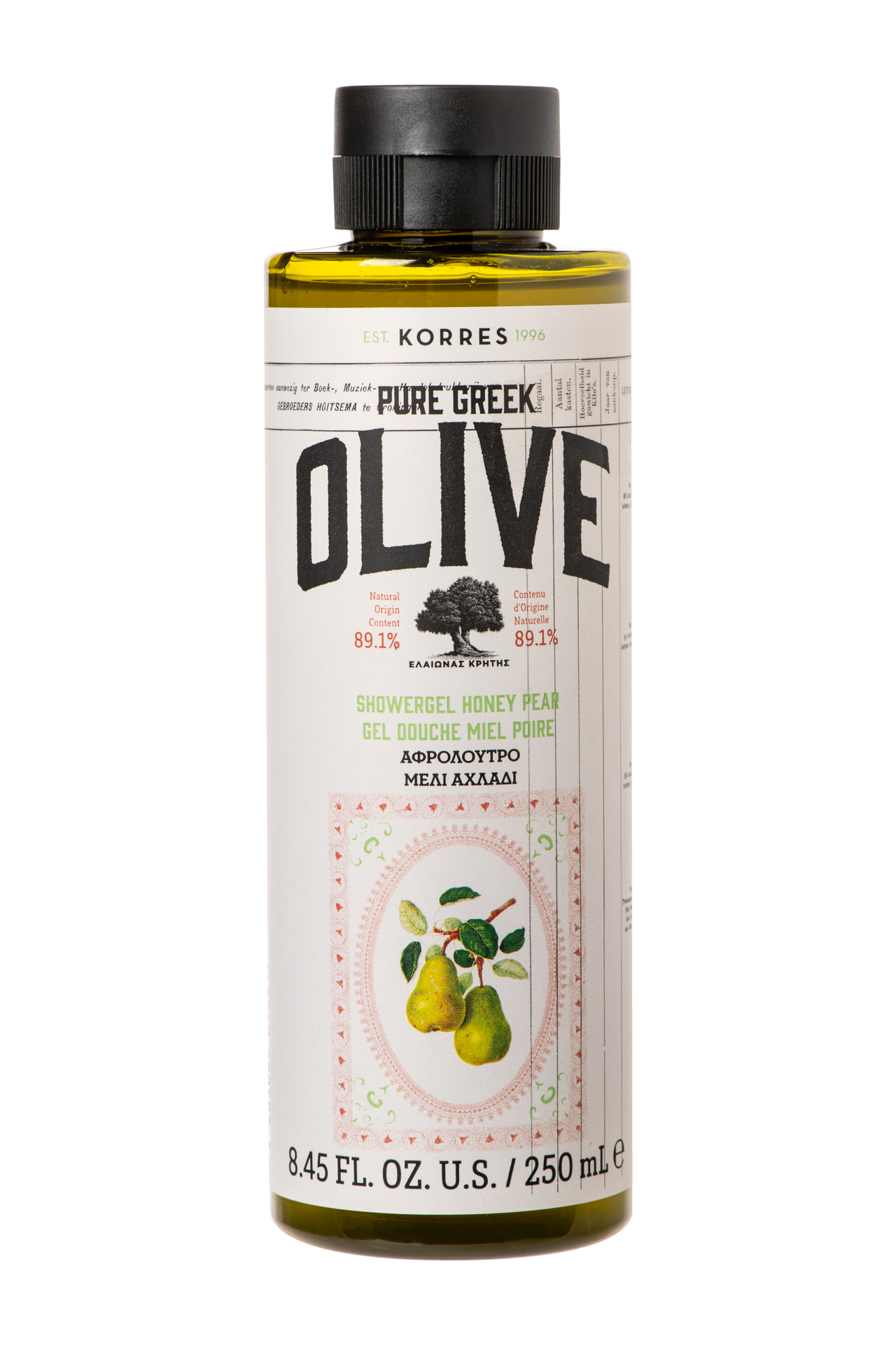 Korres Olive Honey Pear Showergel 250 ml