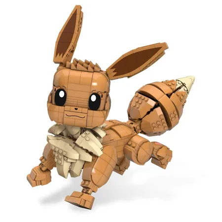 Mattel Mega Construx Pokemon Jumbo Evoli, Bauset, Bausteine, Sammelfigur