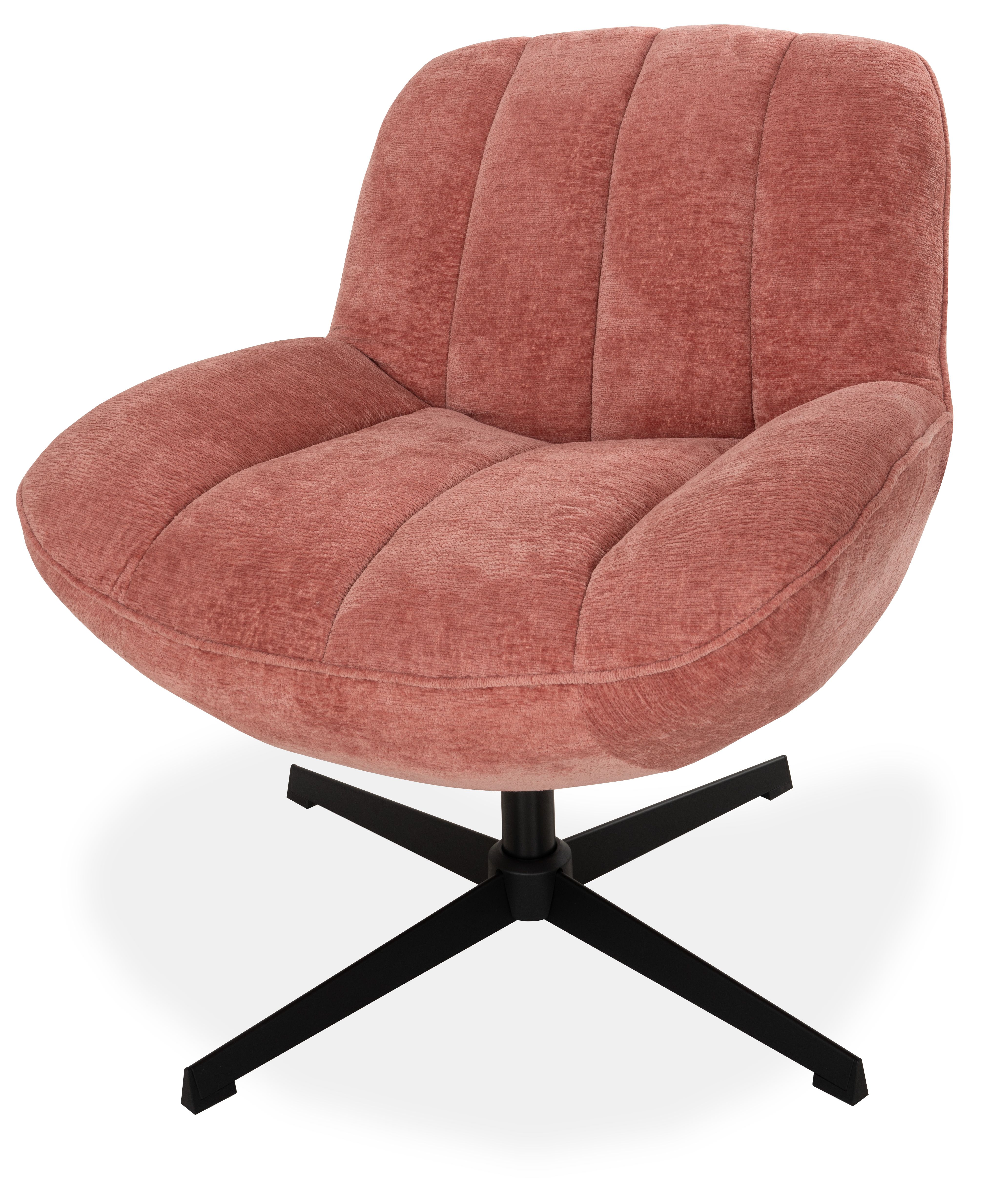 Draaifauteuil - old pink | 230318 Derby B75 x D72 x H80 cm