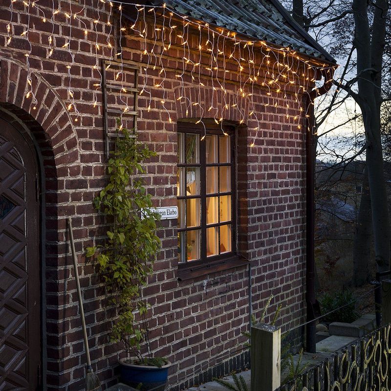 Konstsmide - Lichtgordijn - Amberkleurig - 200 Diodes - 10 Meter