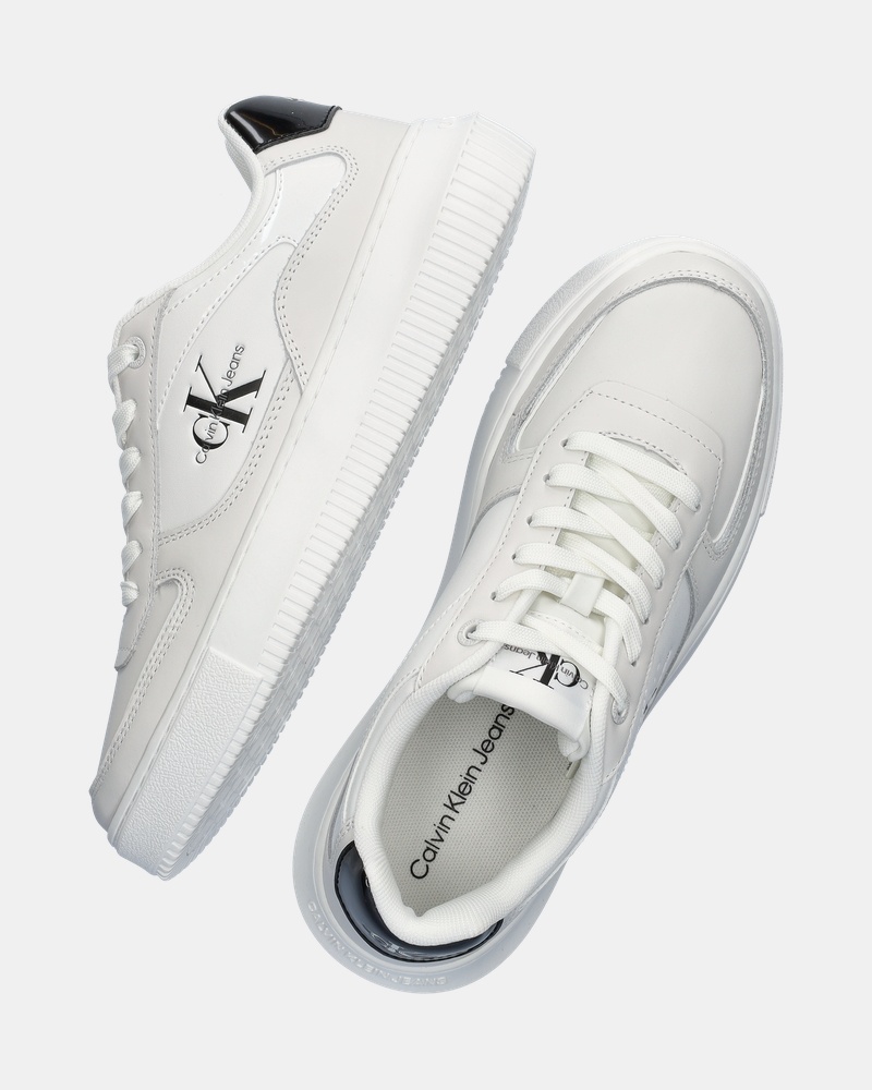 Calvin Klein Chunky Cupsole Lage sneakers  - wit