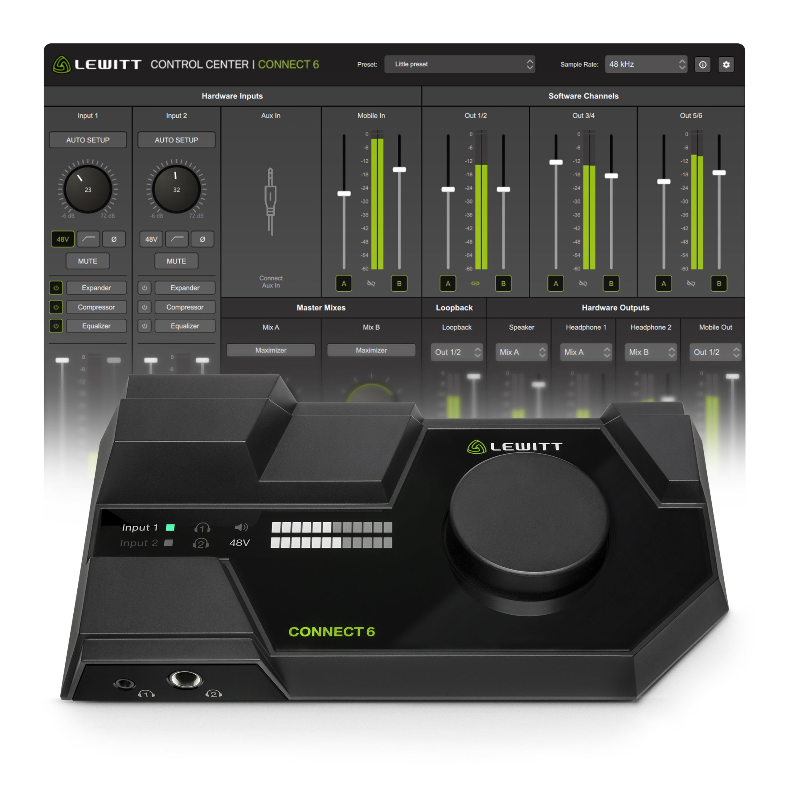 Lewitt Connect 6 USB-C audio interface