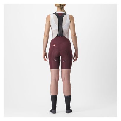 Cuissard Court à Bretelles Femme Castelli Free Aero RC Bordeaux