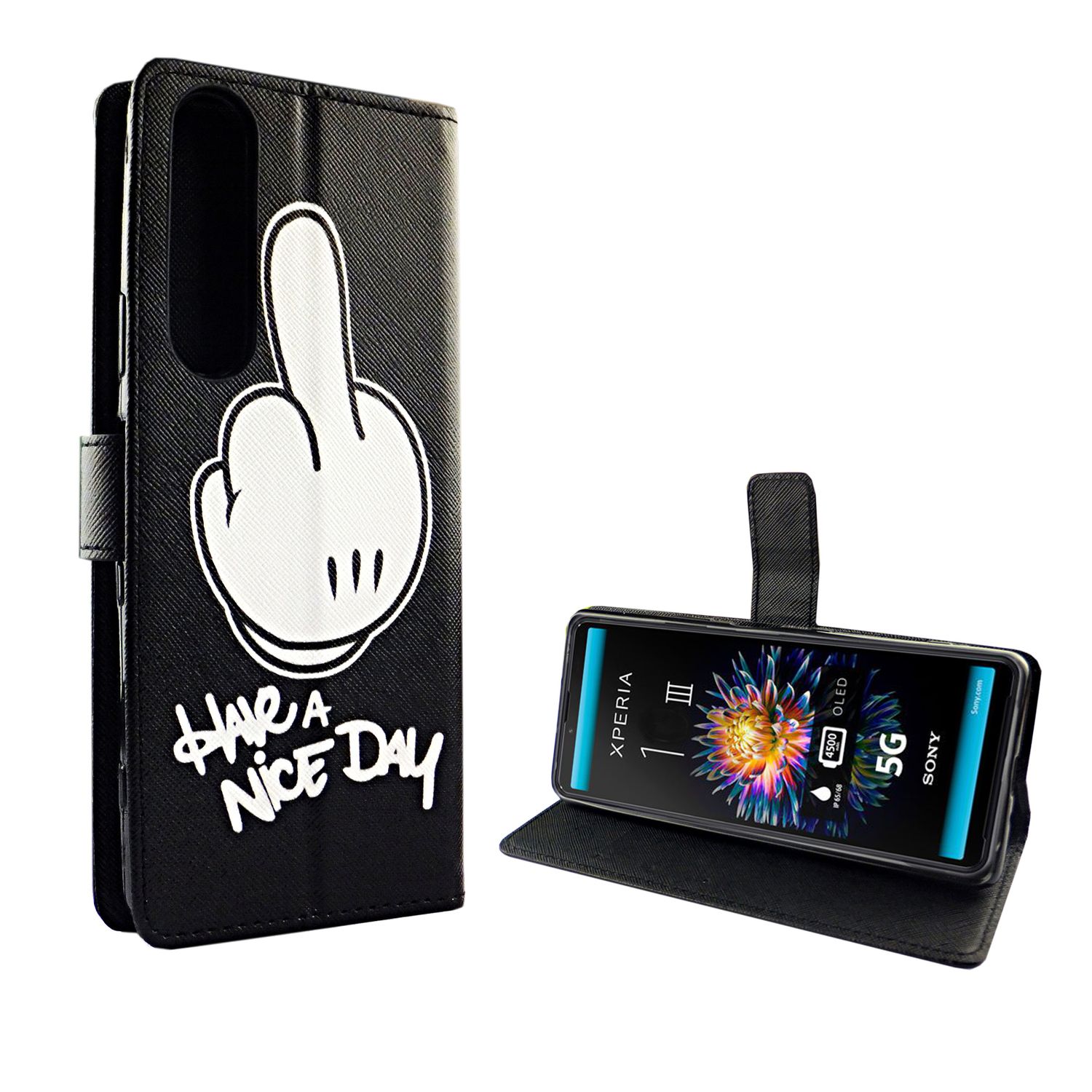 Handyhülle für Sony Xperia 1 III Case Cover Schutztasche Schutzhülle Bookstyle
