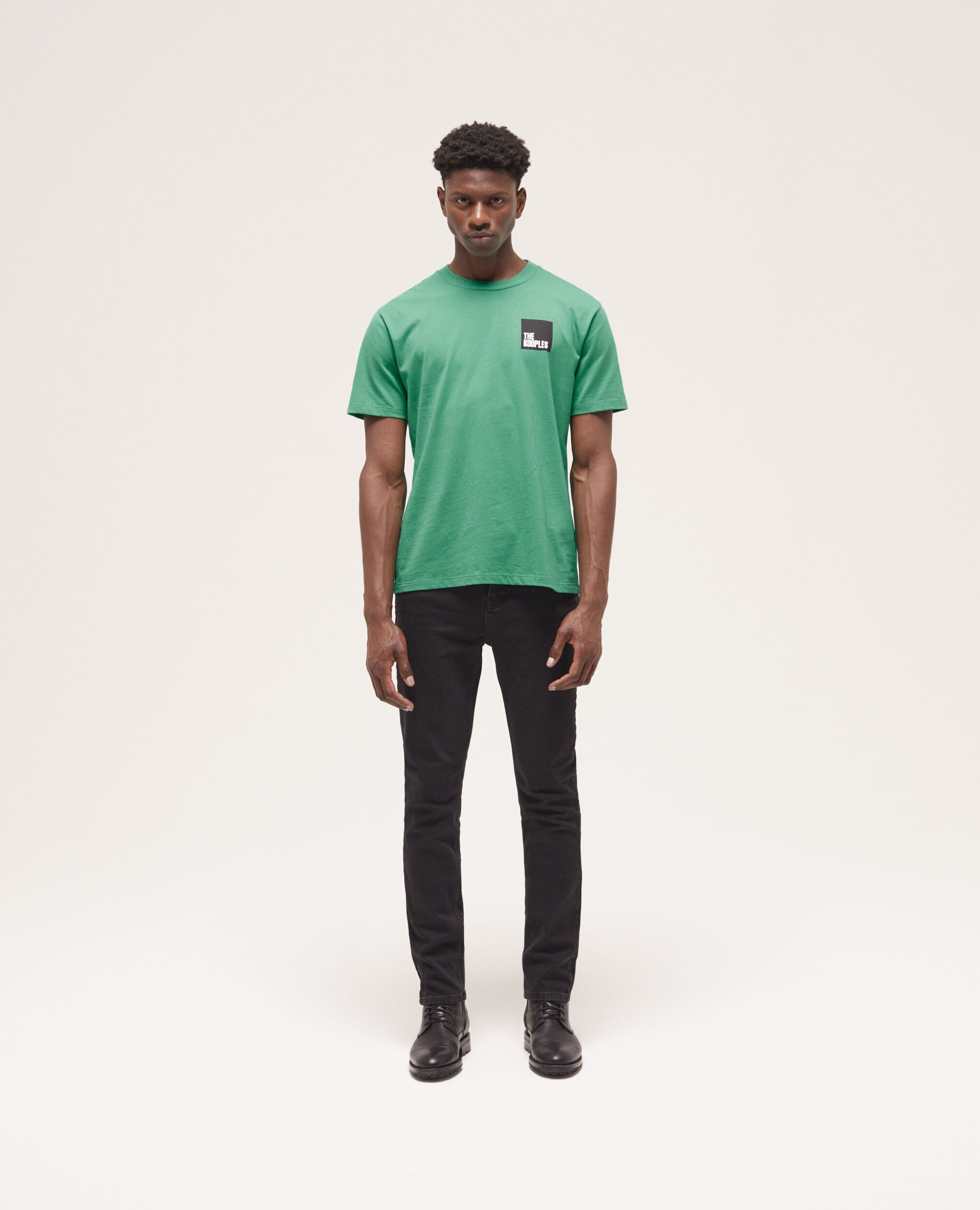 T-shirt à logo vert