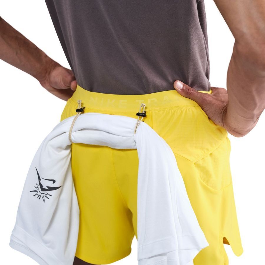 Nike Short Running Dri-FIT ADV Second Sunrise - Lightening/Desert Khaki/Noir