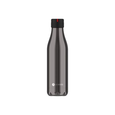 Les Artistes Paris - Gourde Bouteille isotherme 500 ml - cristal platine - acier inoxydable