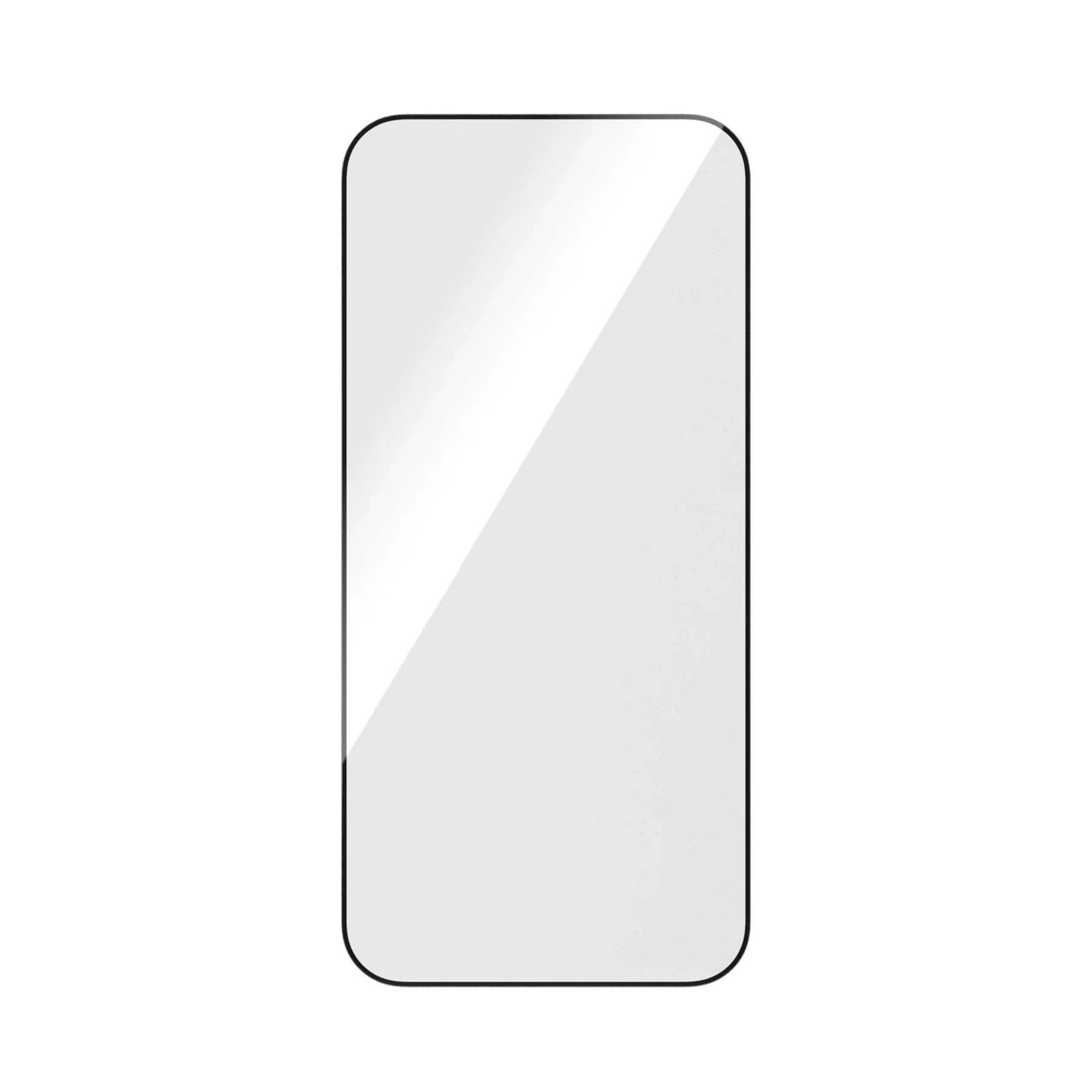iPhone 15 Pro Antibakterielle Ultra Wide Fit Panzer Glas Displayschutz mit Montagerahmen Recycled (2822)