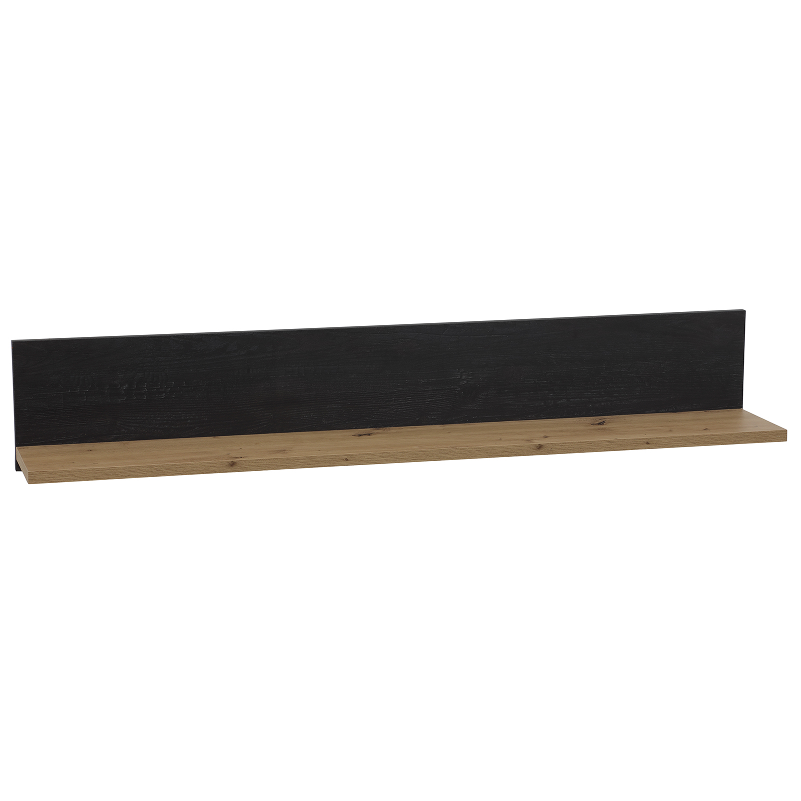Wandboard - Artisan Eiche-Burned Wood - 135 cm breit