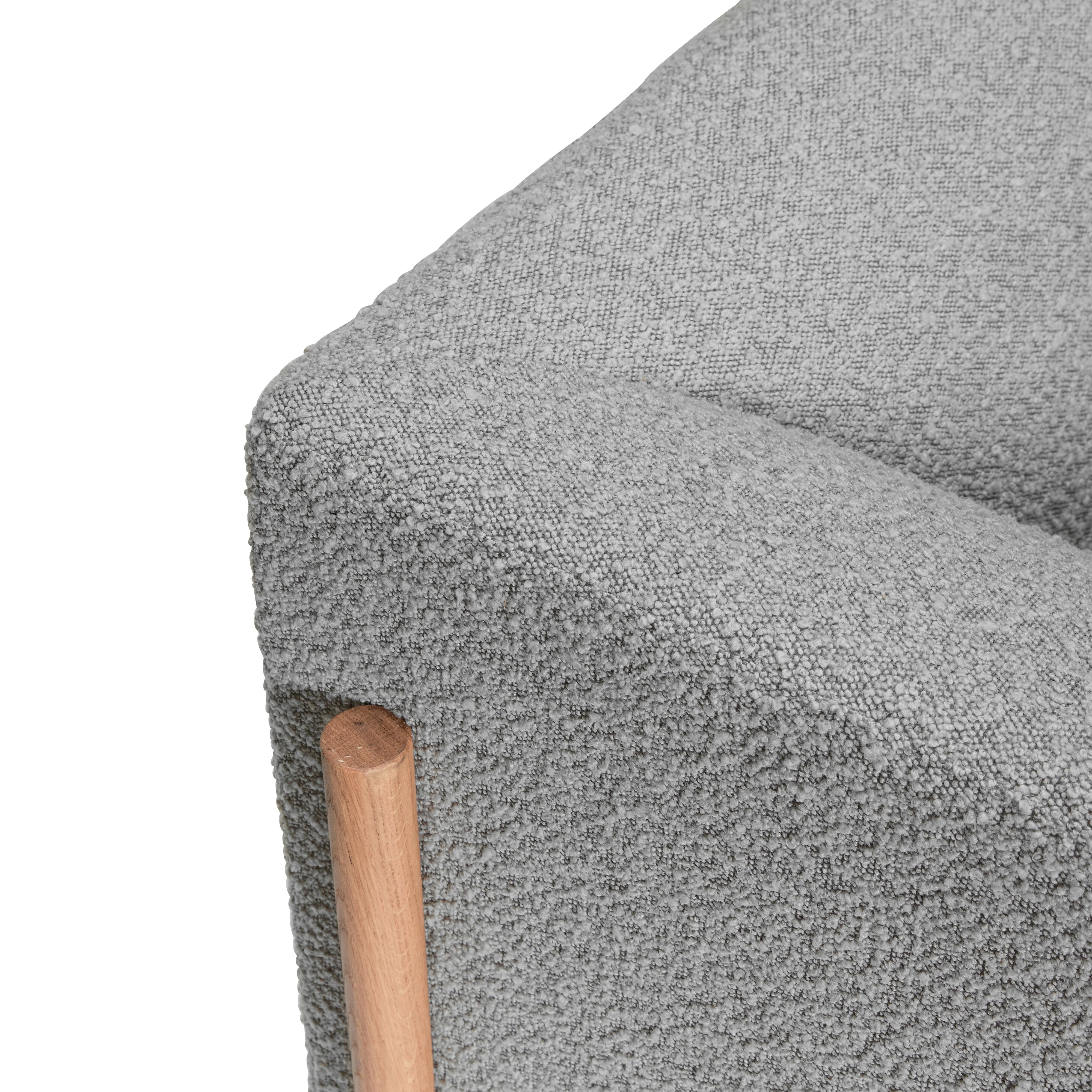 Hübsch  Moment sofa, grå - 2 pers.