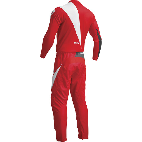Thor Motocross - Maillot Sector Edge Rouge / Blanc