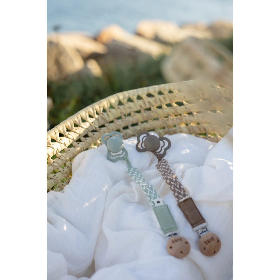 BIBS® Schnullerkette SageIvory