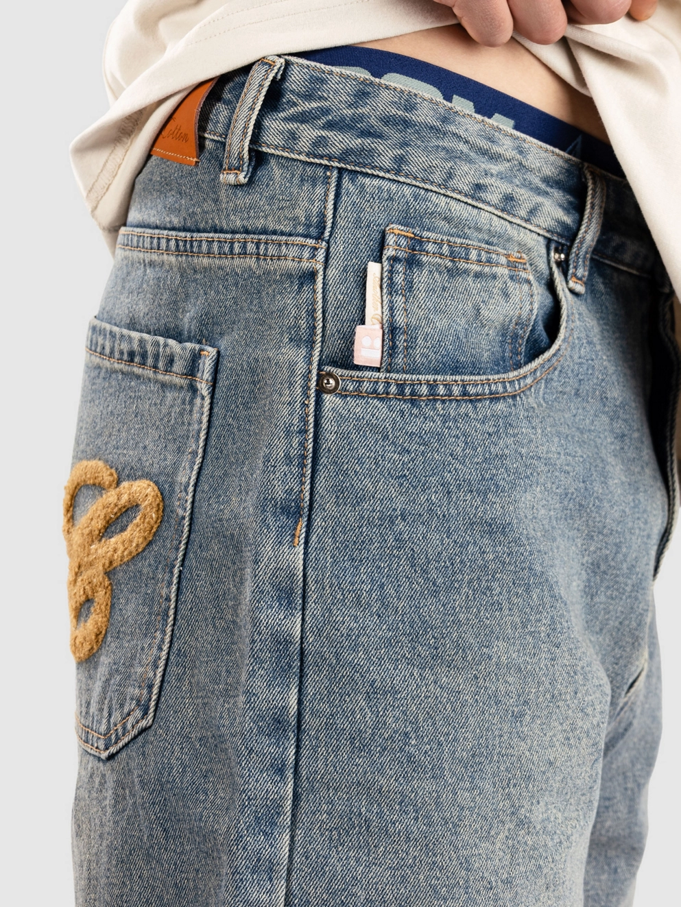 Another Cotton Lab Acl Logo Shorts blue