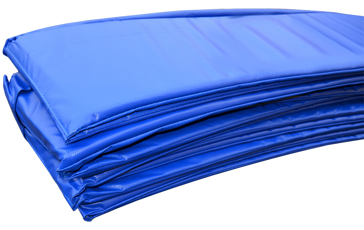 Federabdeckung für 3.7 m Trampolin blau