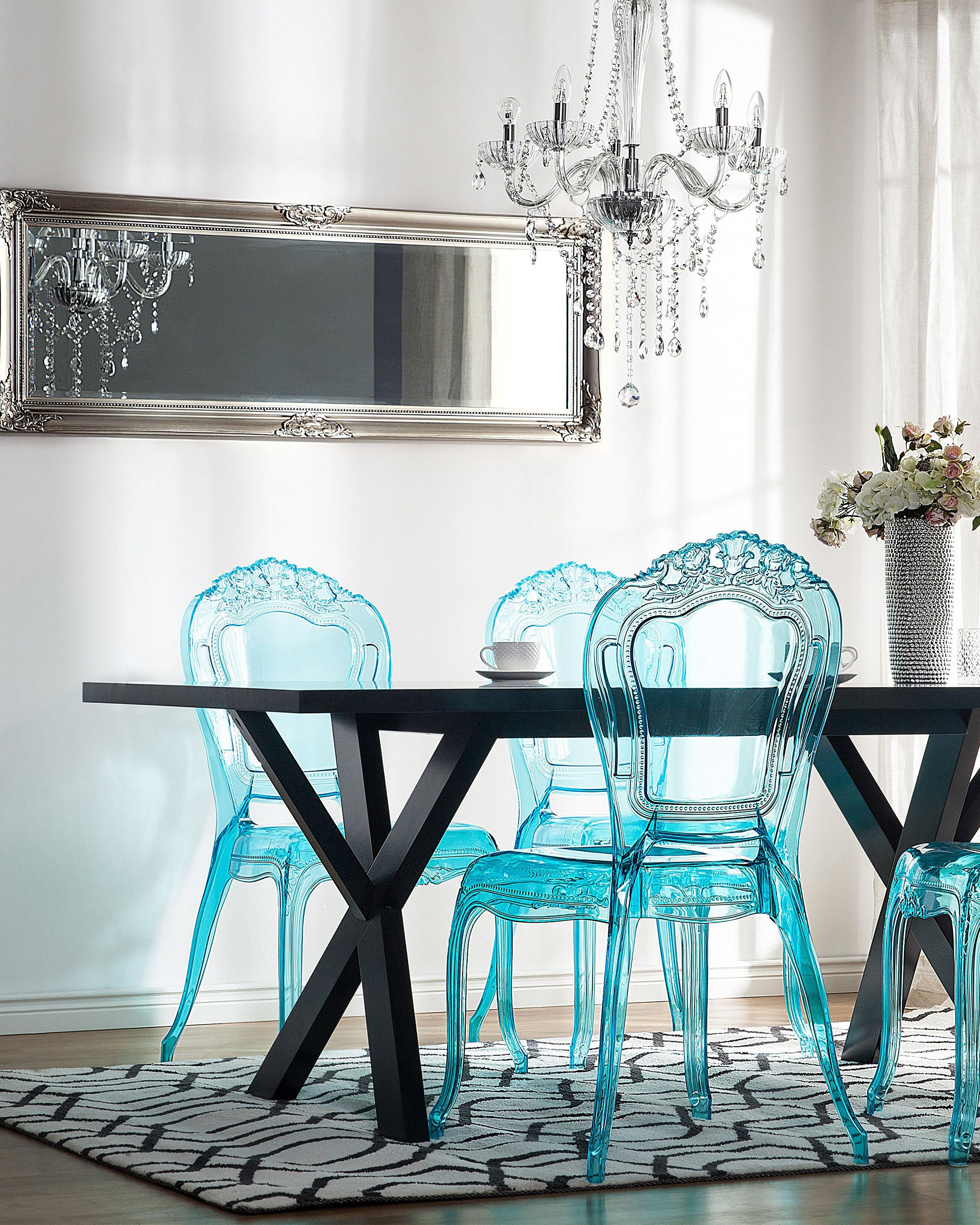 Set van 2 eetkamerstoelen VERMONT Lichtblauw