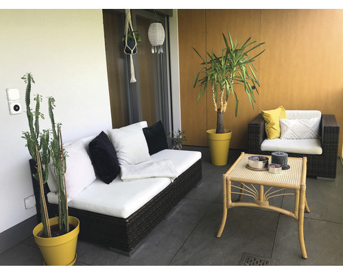 Citronella Recycle Theelichthouder 15 cm Bruin