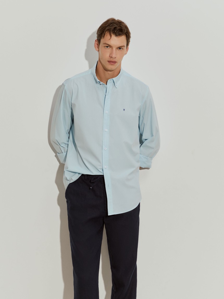 Camisa de algodão regular fit