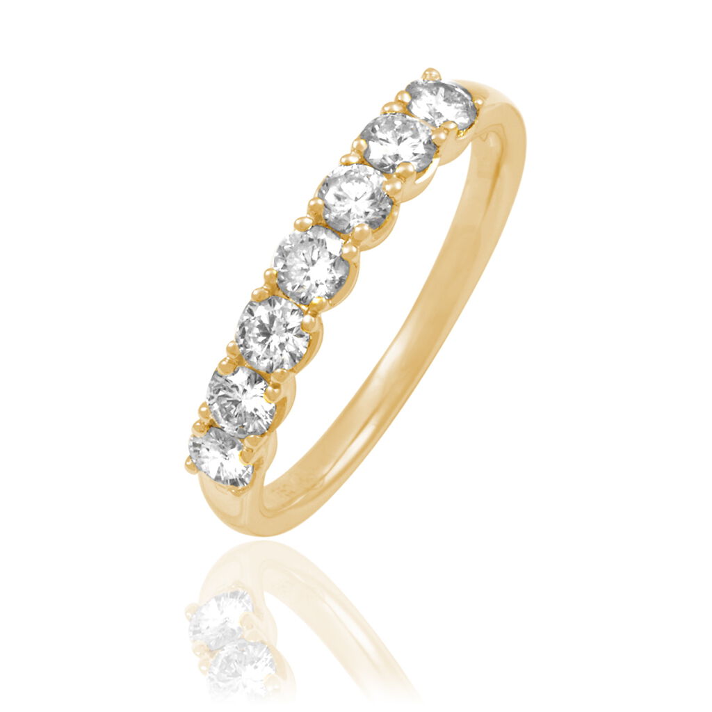 Alliance Eloise Or Jaune Diamant