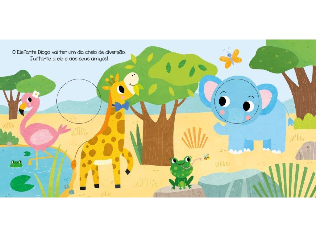 LIVRO AVENTURA ANIMADA ELEFANTE