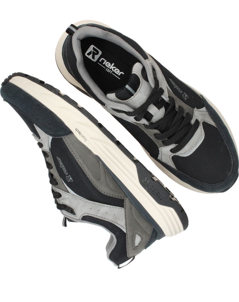 Rieker Sport Sneakers Zwart Heren