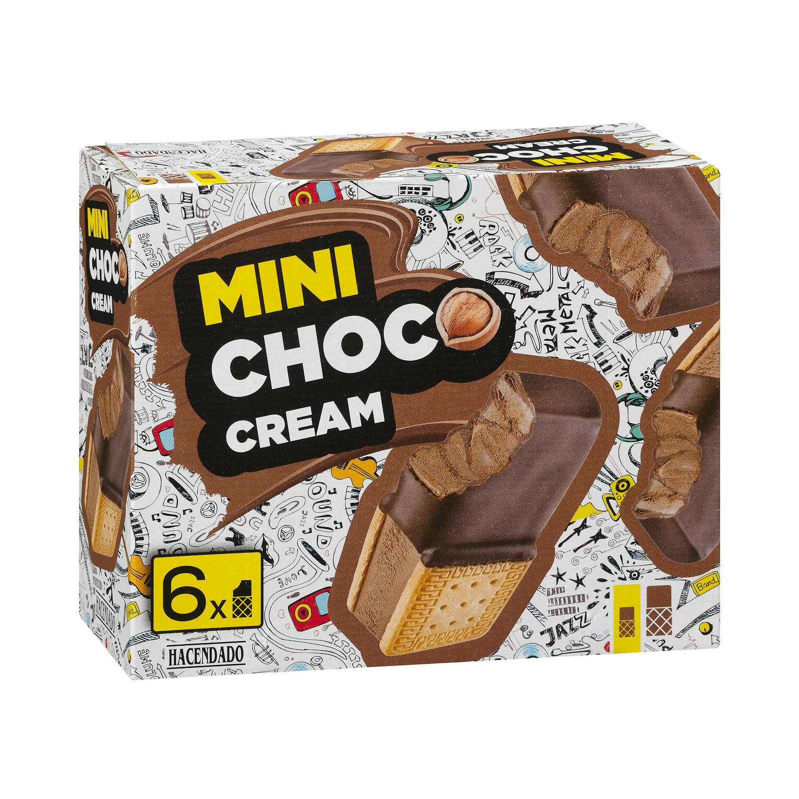 Hacendado mini sandwich à la crème au chocolat glace