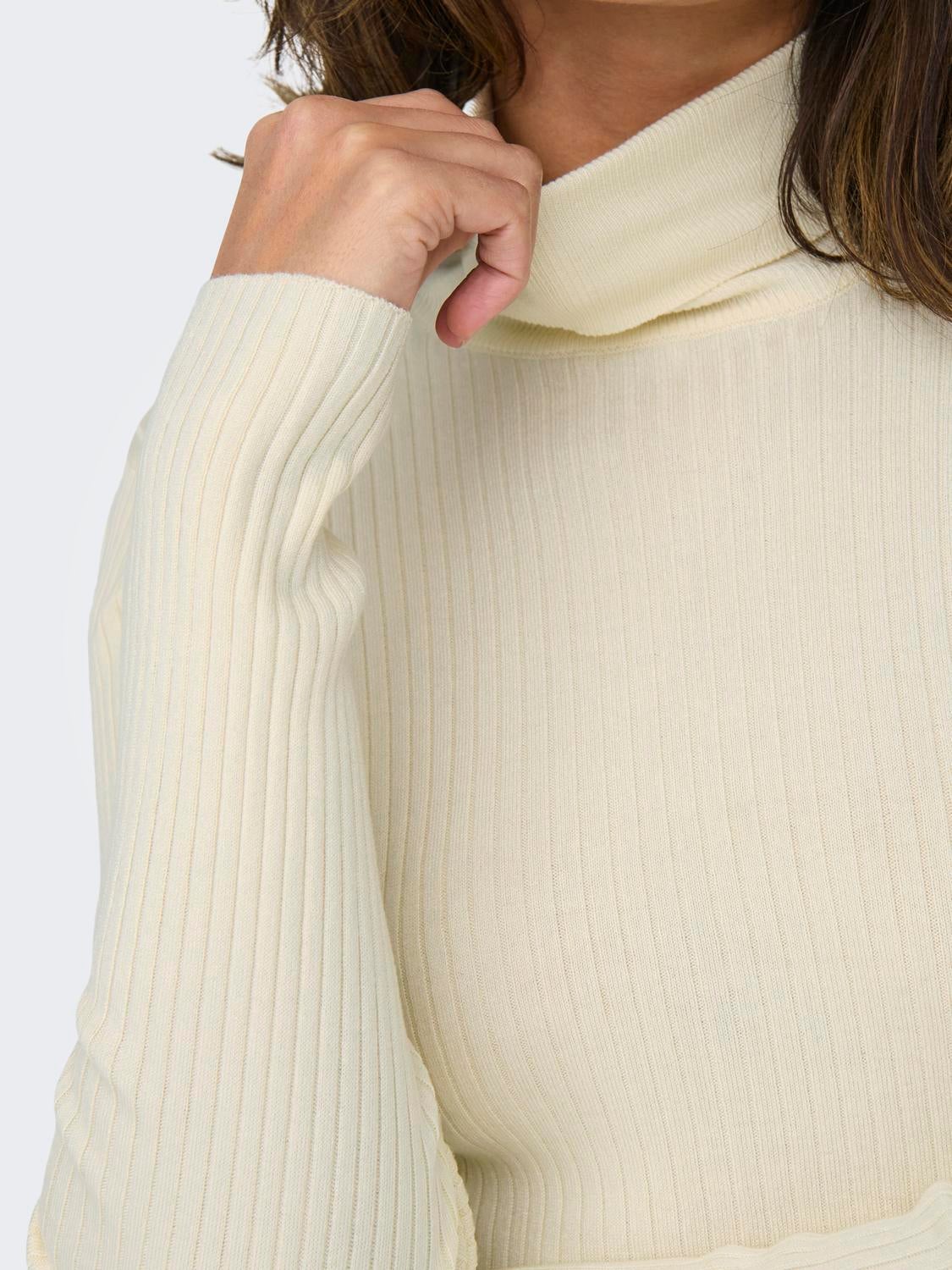 JDYPLUM Strickpullover Eggnog