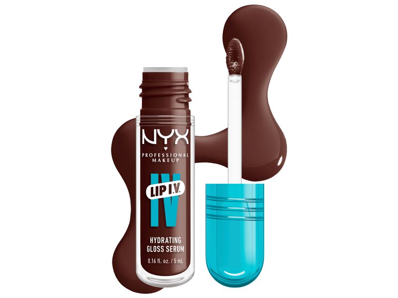 NYX Professional Makeup Lip Gloss IV Serum feuchtigkeitsspe Pflegender Lippenbalsam mit Vitaminen
