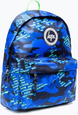 JUSTHYPE Ryggsekk 17L, Neon Logo Camo