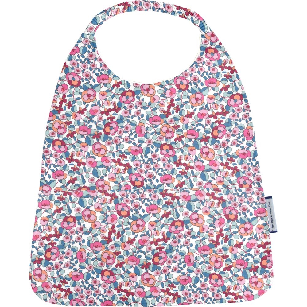 Serviette Enfant Élastique Boutons Rose