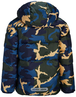 Nordbjørn Narvik Puffjakke, Camo Blue
