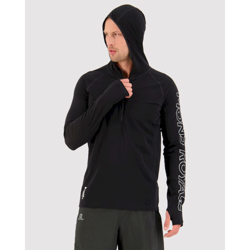 Temple Merino Air-Con Hood - Maillot thermique laine mérinos homme