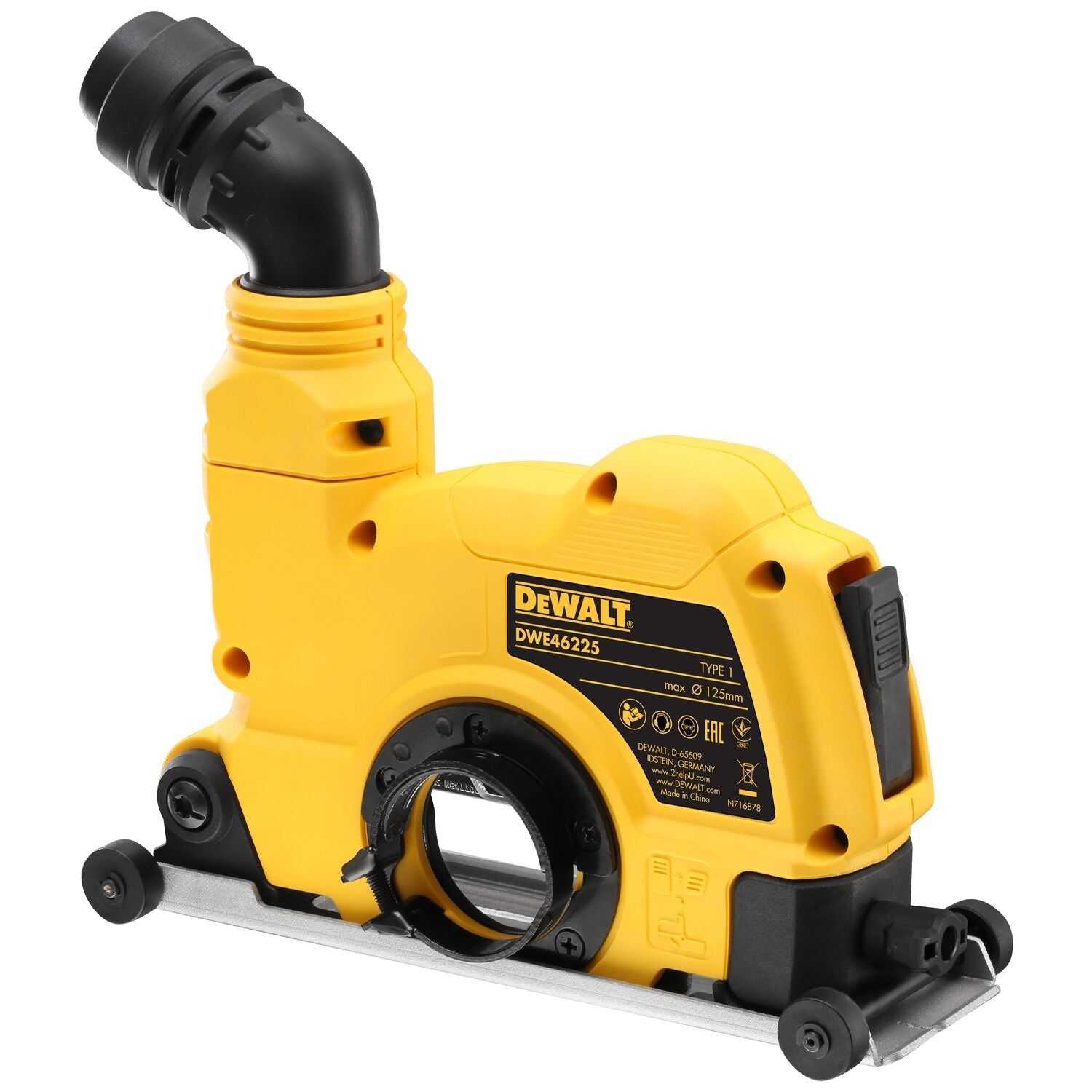 DeWALT DWE46225 Slijperkap stofafzuiging 125mm