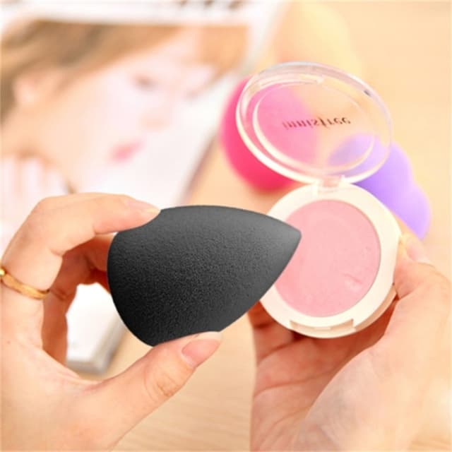 2 stk Makeup Sponge Blender Teardrop Beauty Egg Cleansing Puff Skin Care