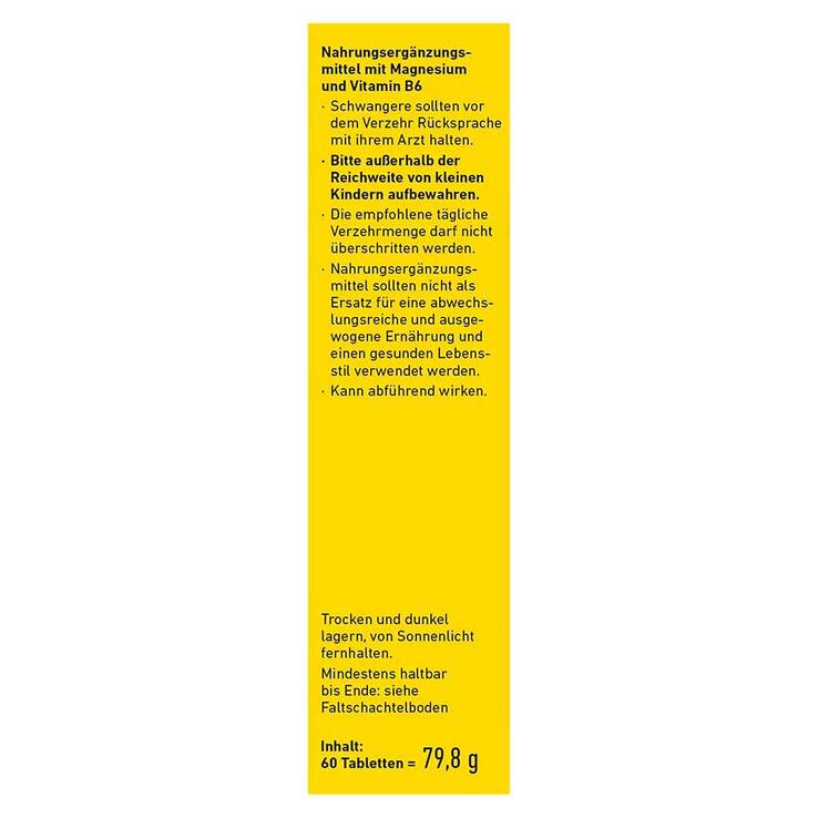 Wepa Magnesium 400 Depot + B6 Tabletten, 60 St