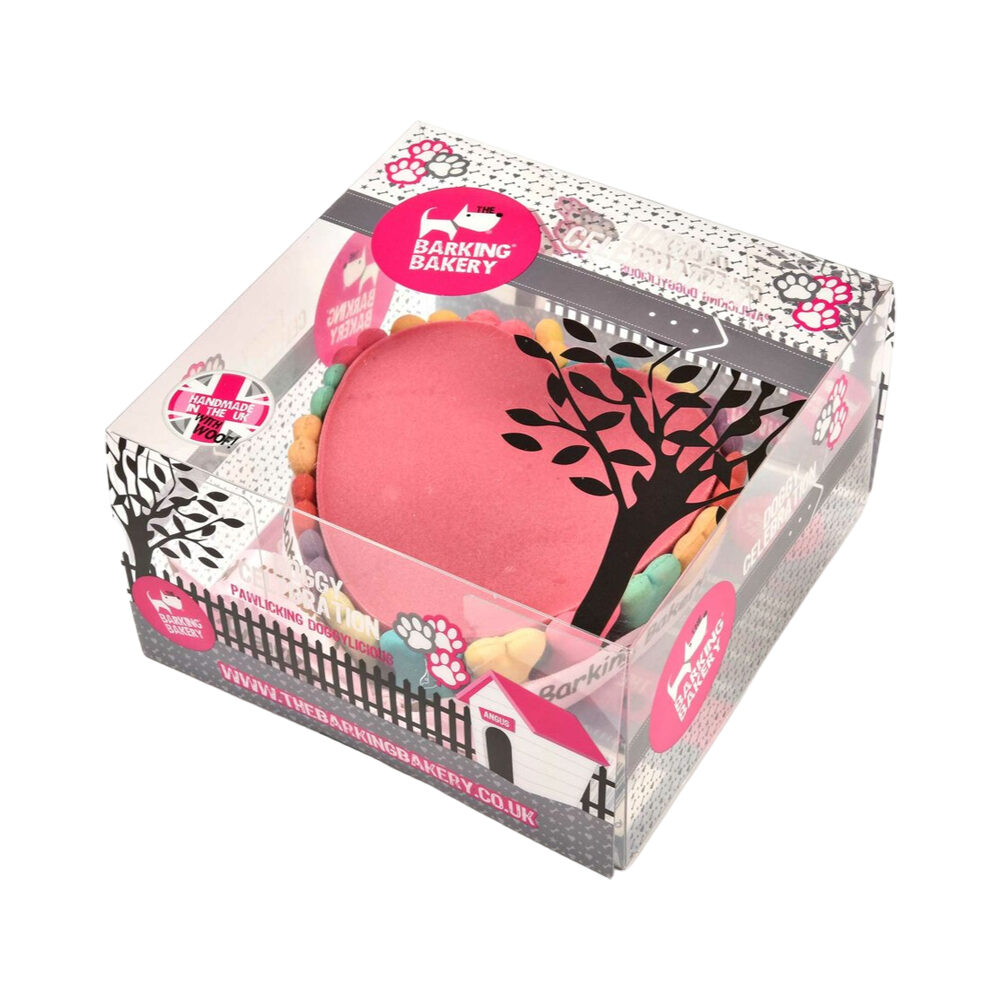 Barking Bakery Pink Heart Pawty Cake