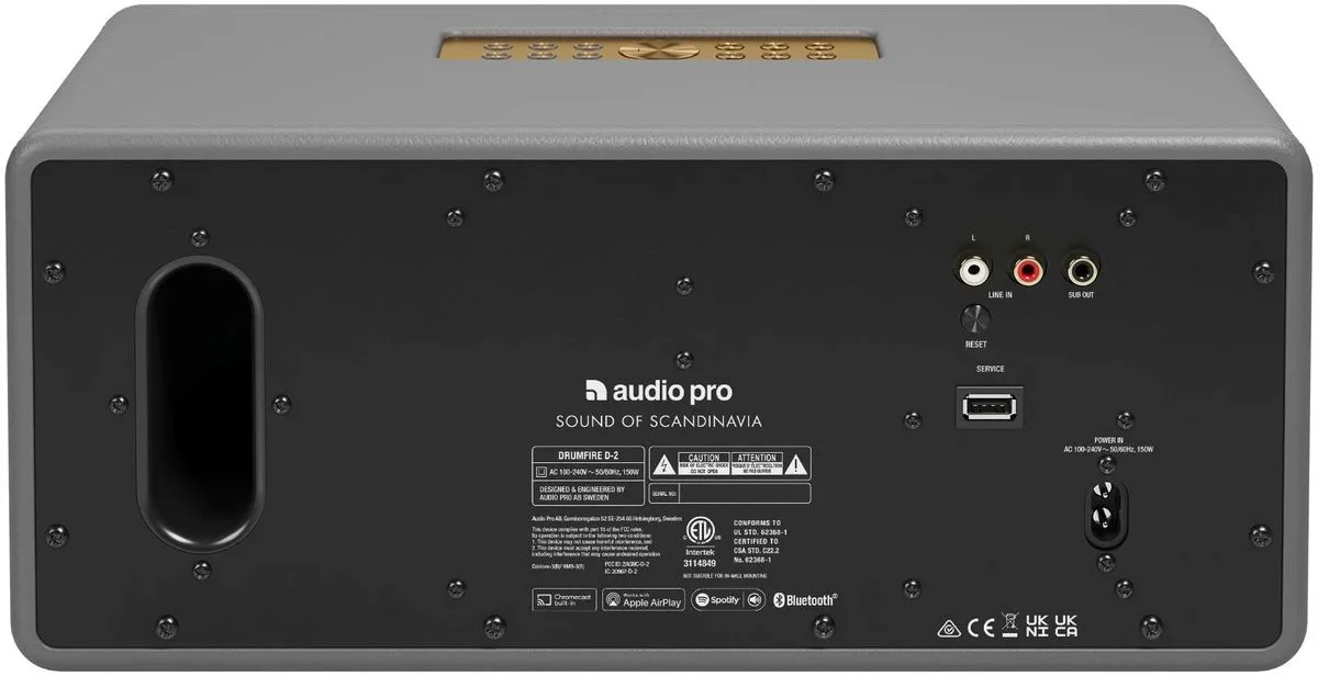 Audio Pro D2 Gris Enceintes connectées