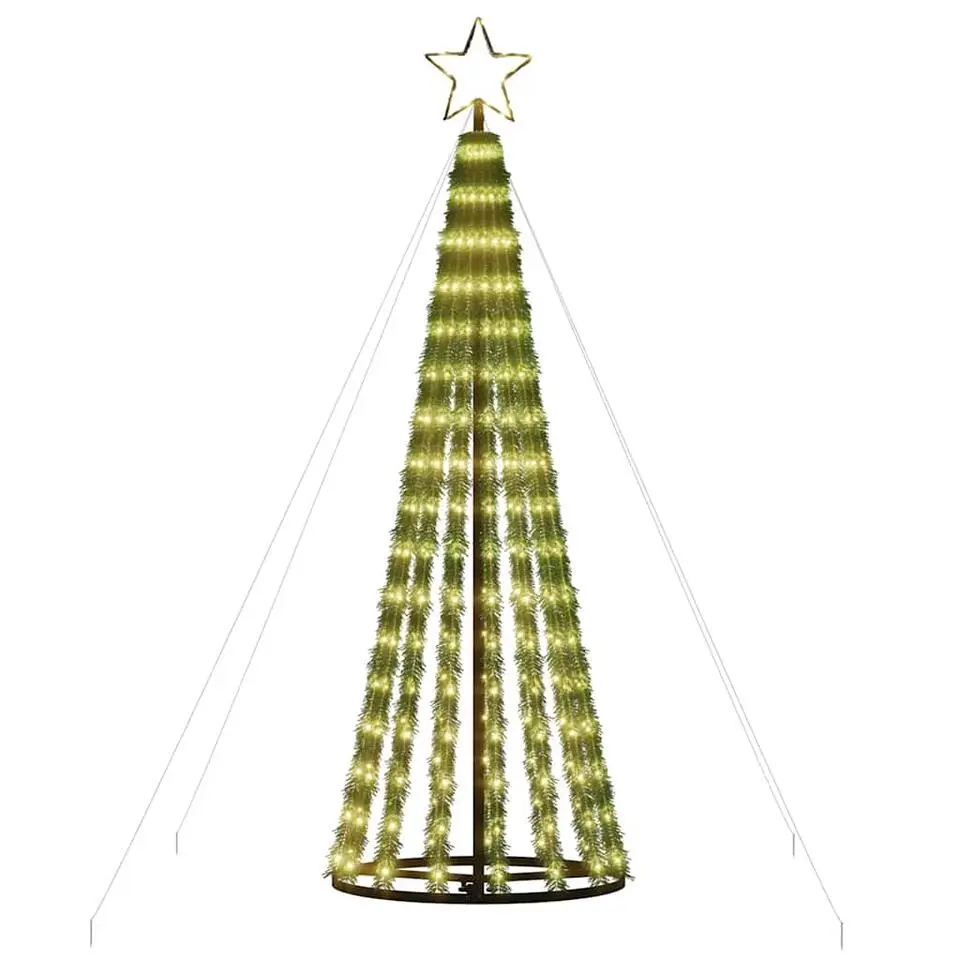 vidaXL - Led-kerstboom - Warmwit - 180 cm
