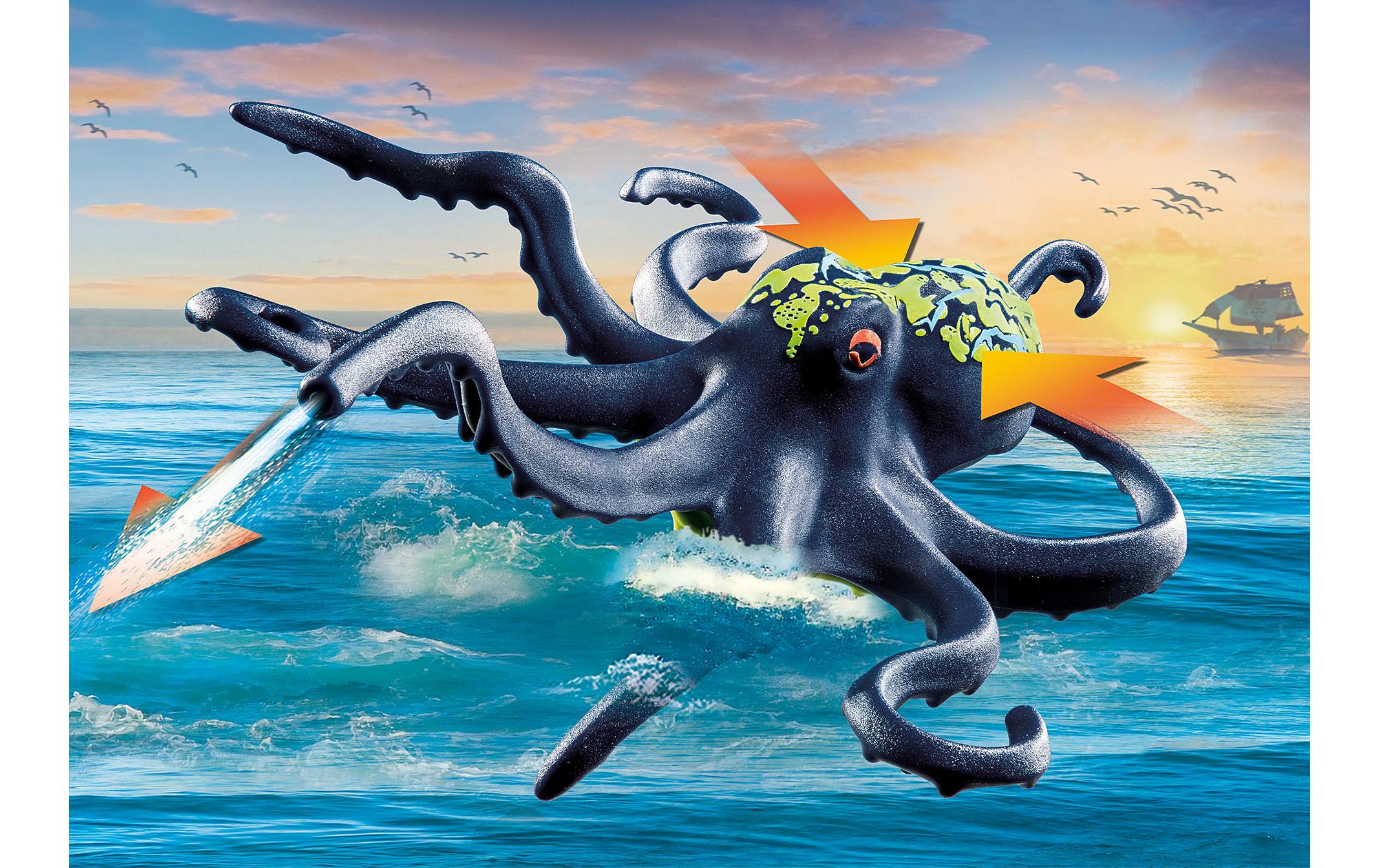 Pirates Kampf gegen den Riesenoktopus 71419Piraten-Spielset