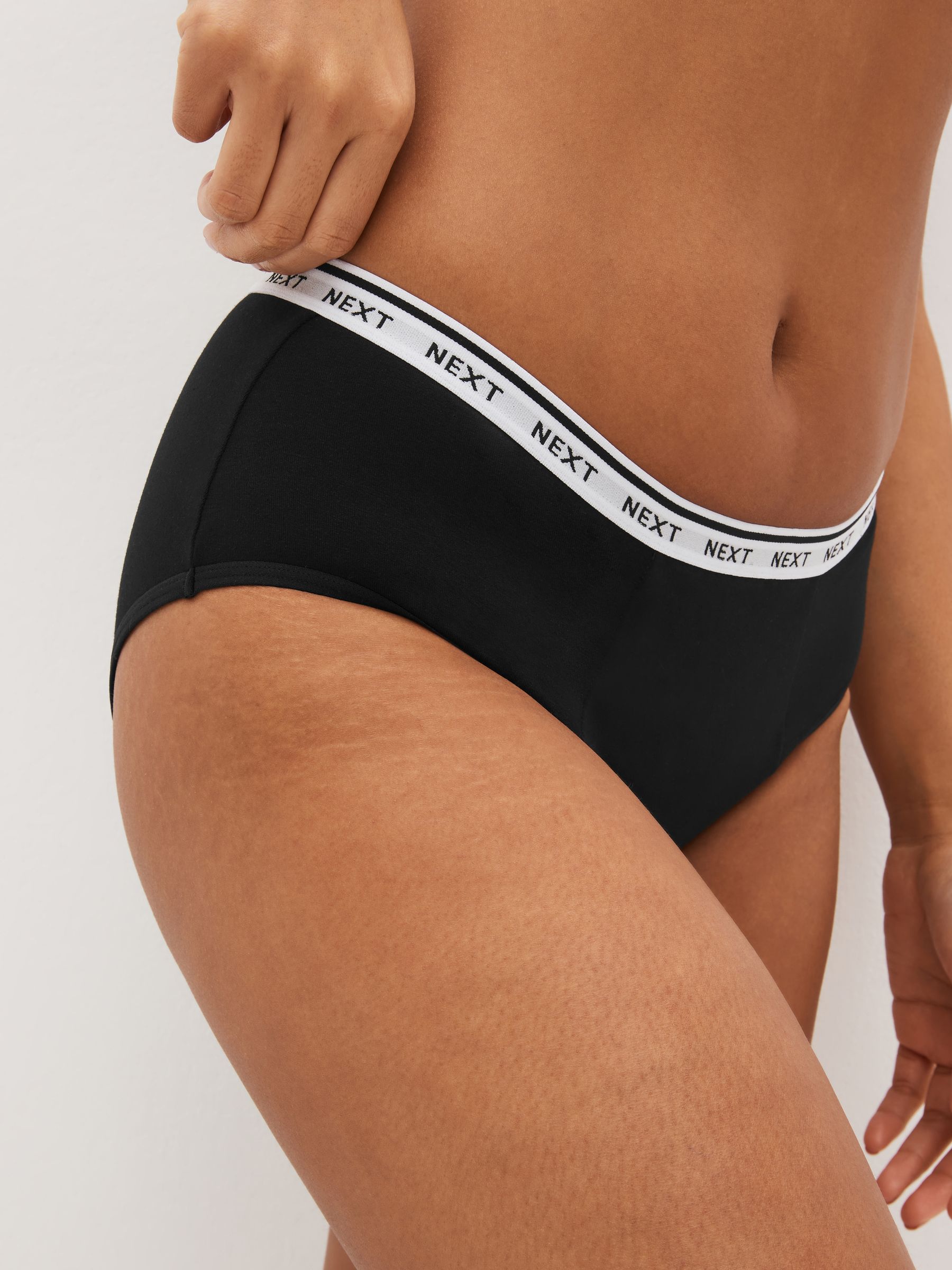 Zwart - 2 menstruatieslips voor hevige bloeding
