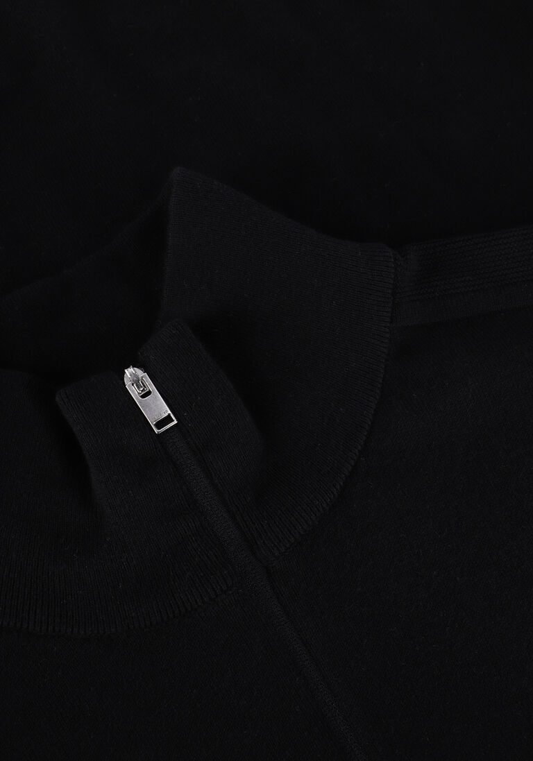 SELECTED HOMME zwarte selected homme trui slhberg half zip cardigan b