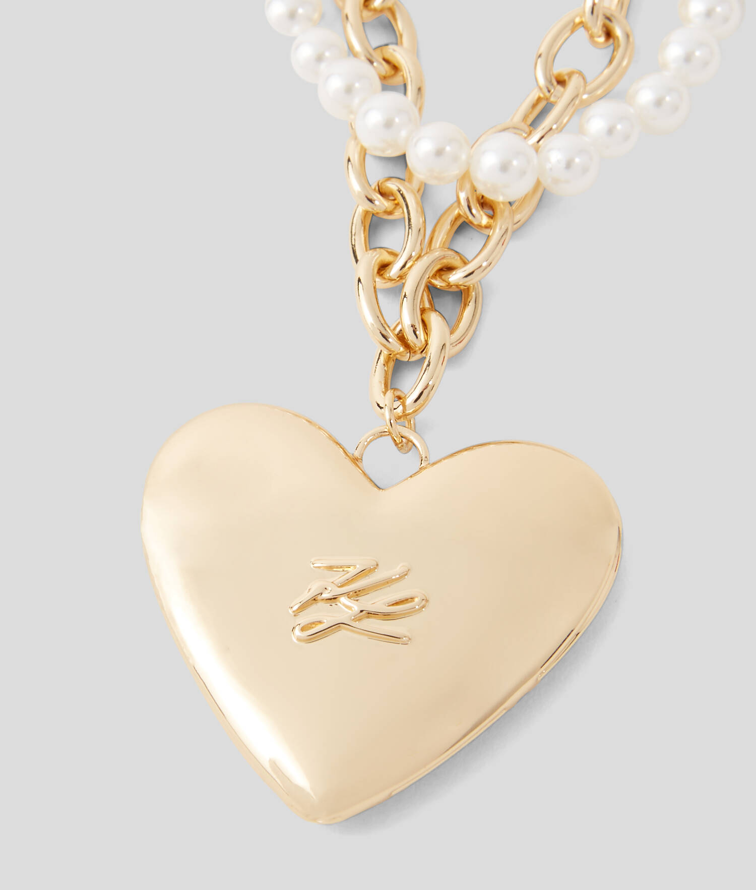 COLLIER EN PERLES K/HEART