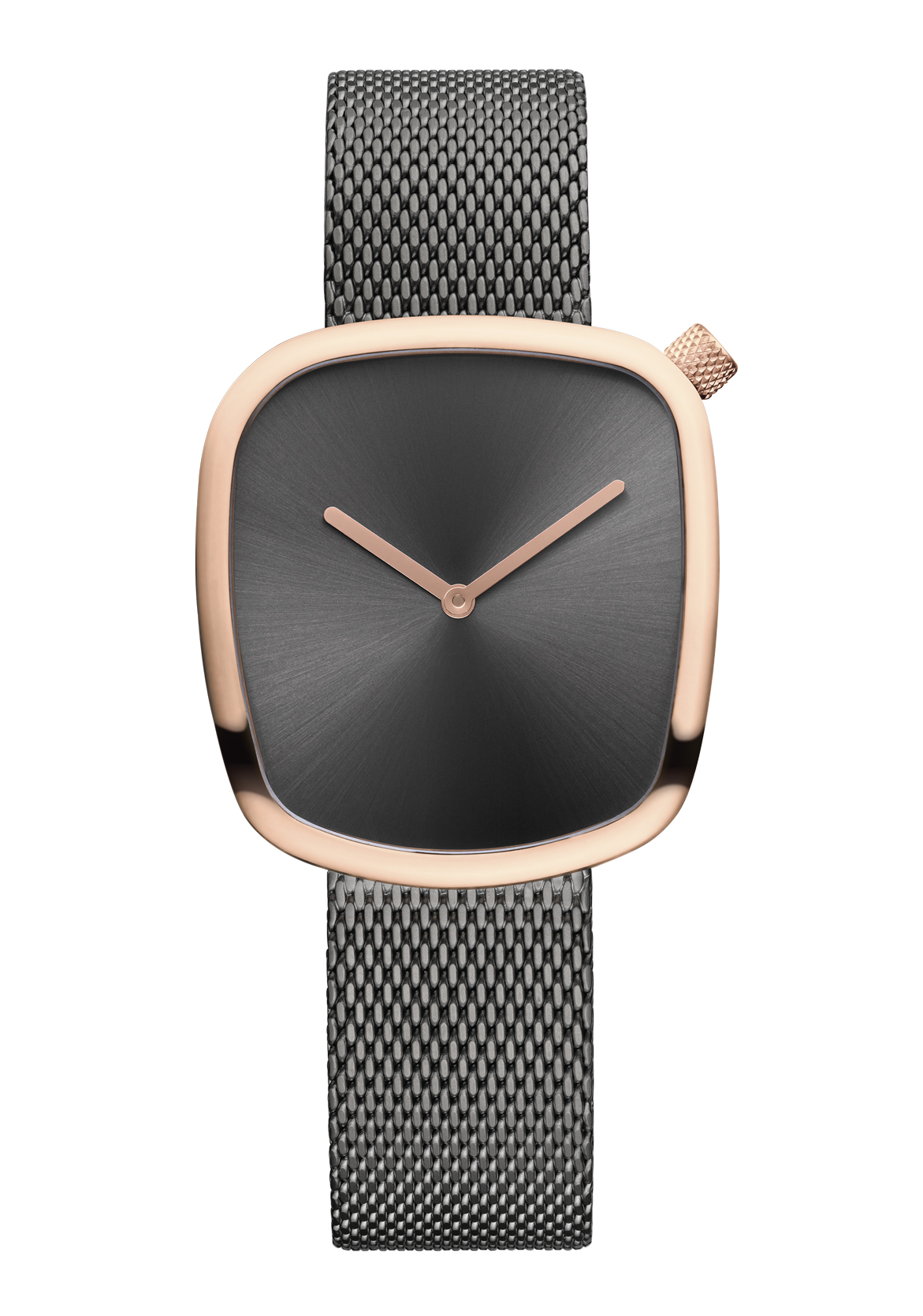 BERING Pebble Damenuhr Anthrazit 18034-369