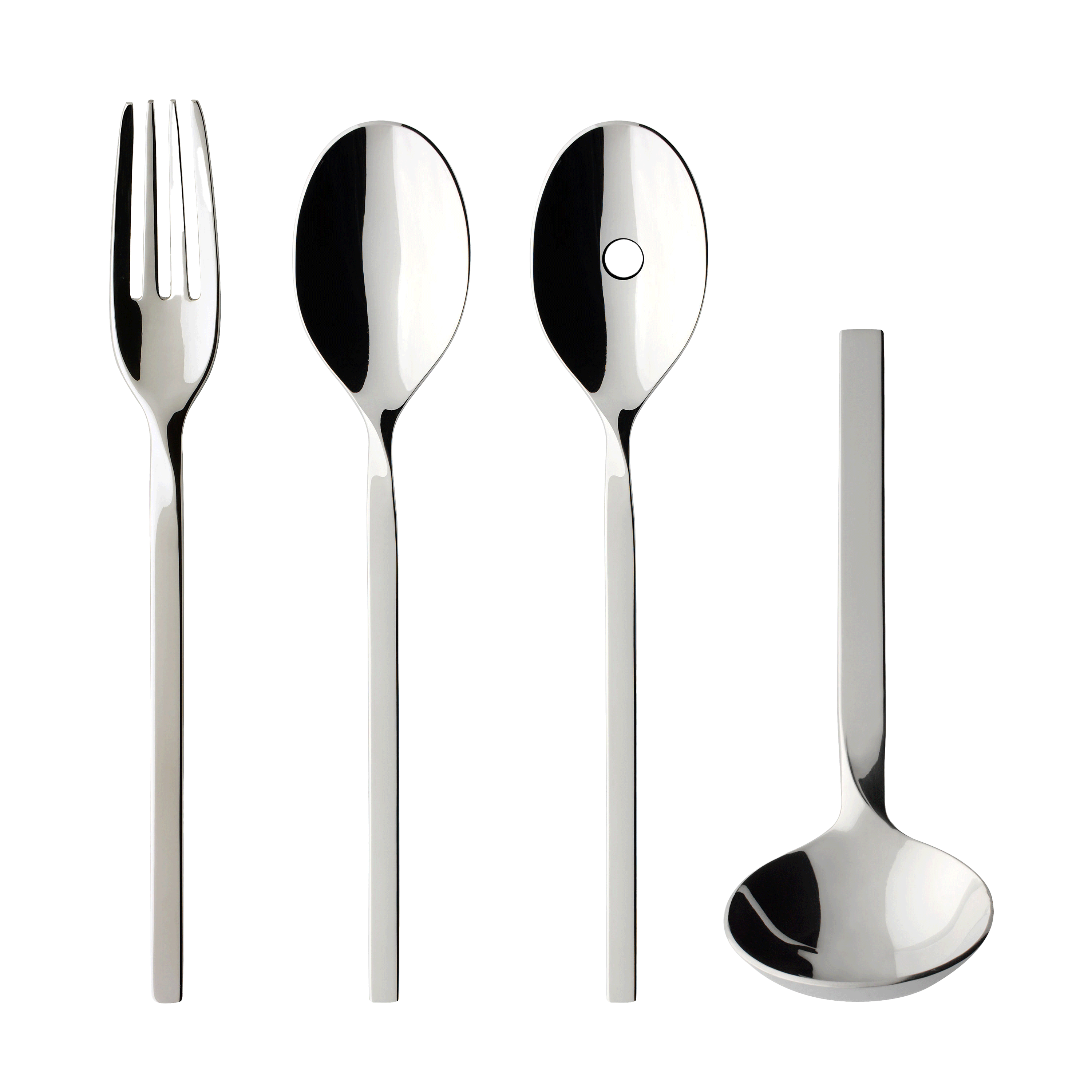 NewWave 4-piece flatware set stainless steel
